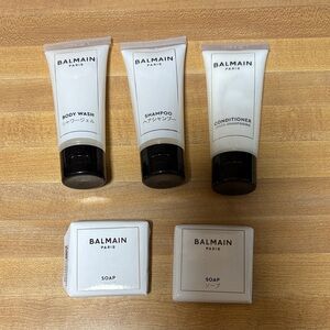 Balmain Paris Black and White Toiletry Set